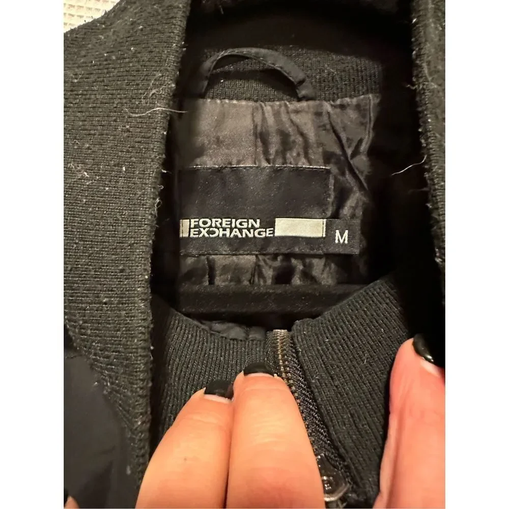 Foreign Exchange Black Jacket - Size M - Picture 5 of 6